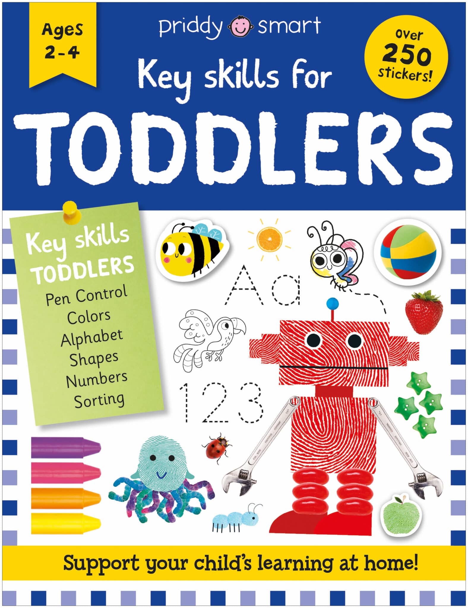Priddy Books Key Skills For Kids: Toddlers Age 3-4