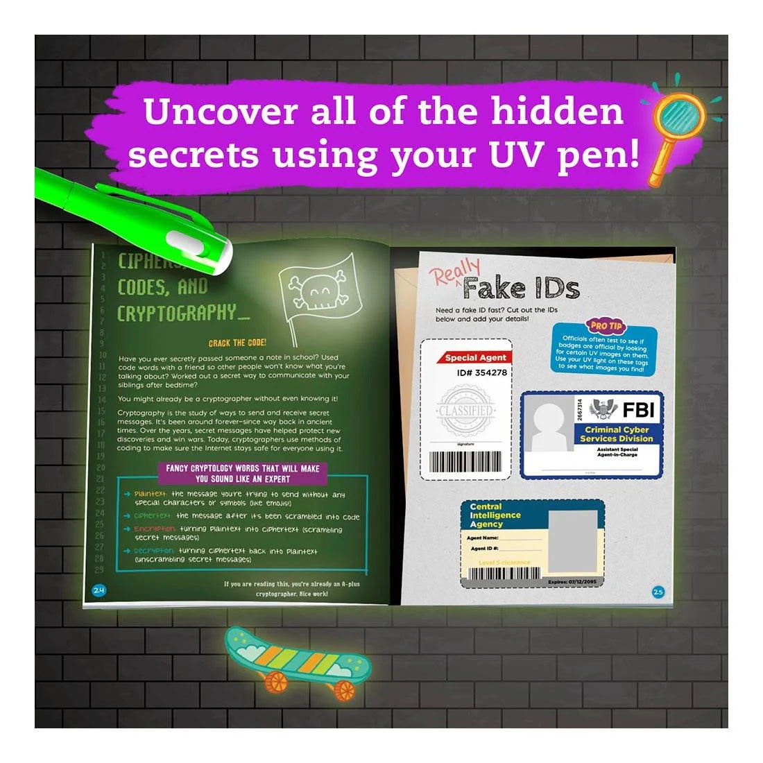 Klutz Top Secret: The Ultimate Invisible Ink Activity Book