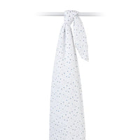 Lulujo Stars Muslin Cotton Swaddle Blanket