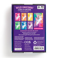 Mudpuppy Wild Unicorn Card Game (Crazy 8s Card Game)