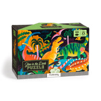 Mudpuppy Dinosaur Park Glow In The Dark 100 Piece Puzzle