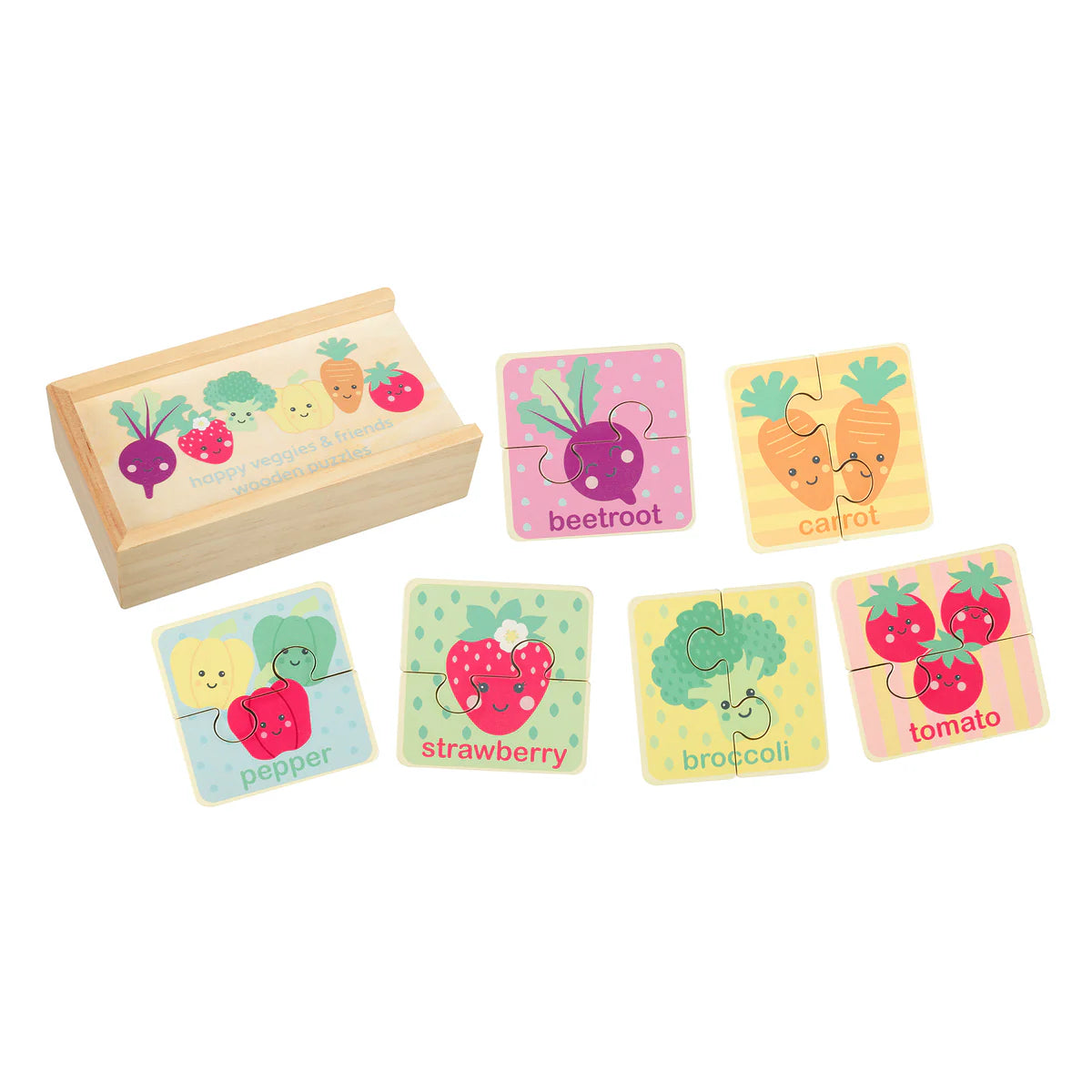 Orange Tree Happy Veggies & Friends Puzzle