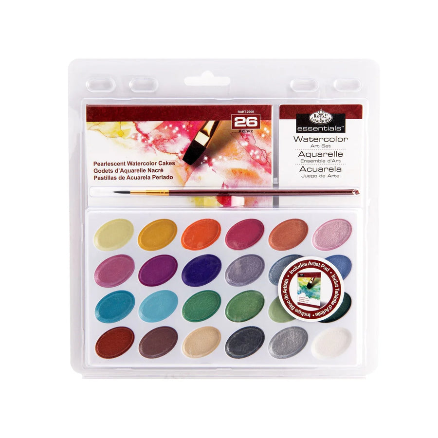 Royal & Lanknickle Pearlescent Watercolour Cakes
