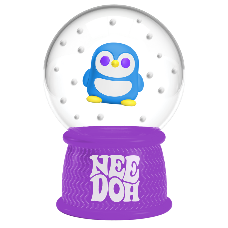 Nee Doh Squish N' Flow Snow Globe