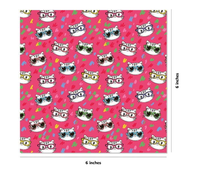 Tuttle Origami Paper 100 Sheets Cat Pattern