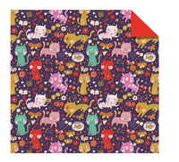 Tuttle Origami Paper 100 Sheets Cat Pattern