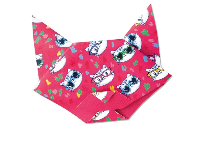 Tuttle Origami Paper 100 Sheets Cat Pattern