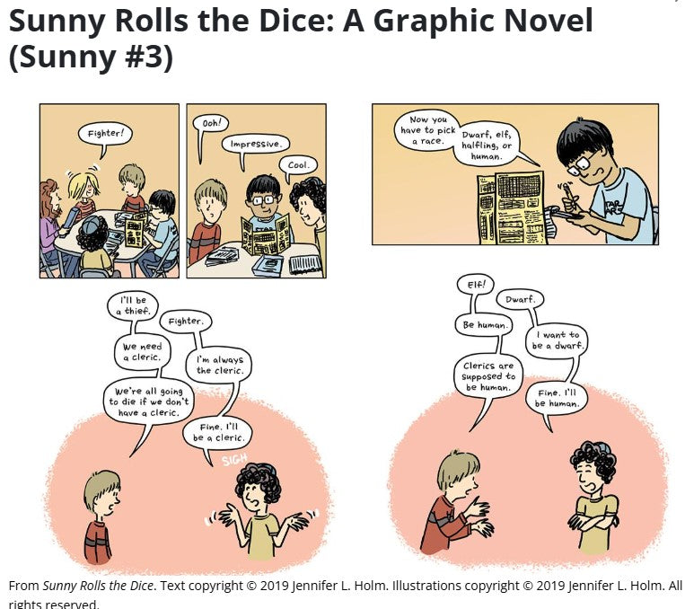 Jennifer Holm, Matthew Holm Sunny Rolls The Dice