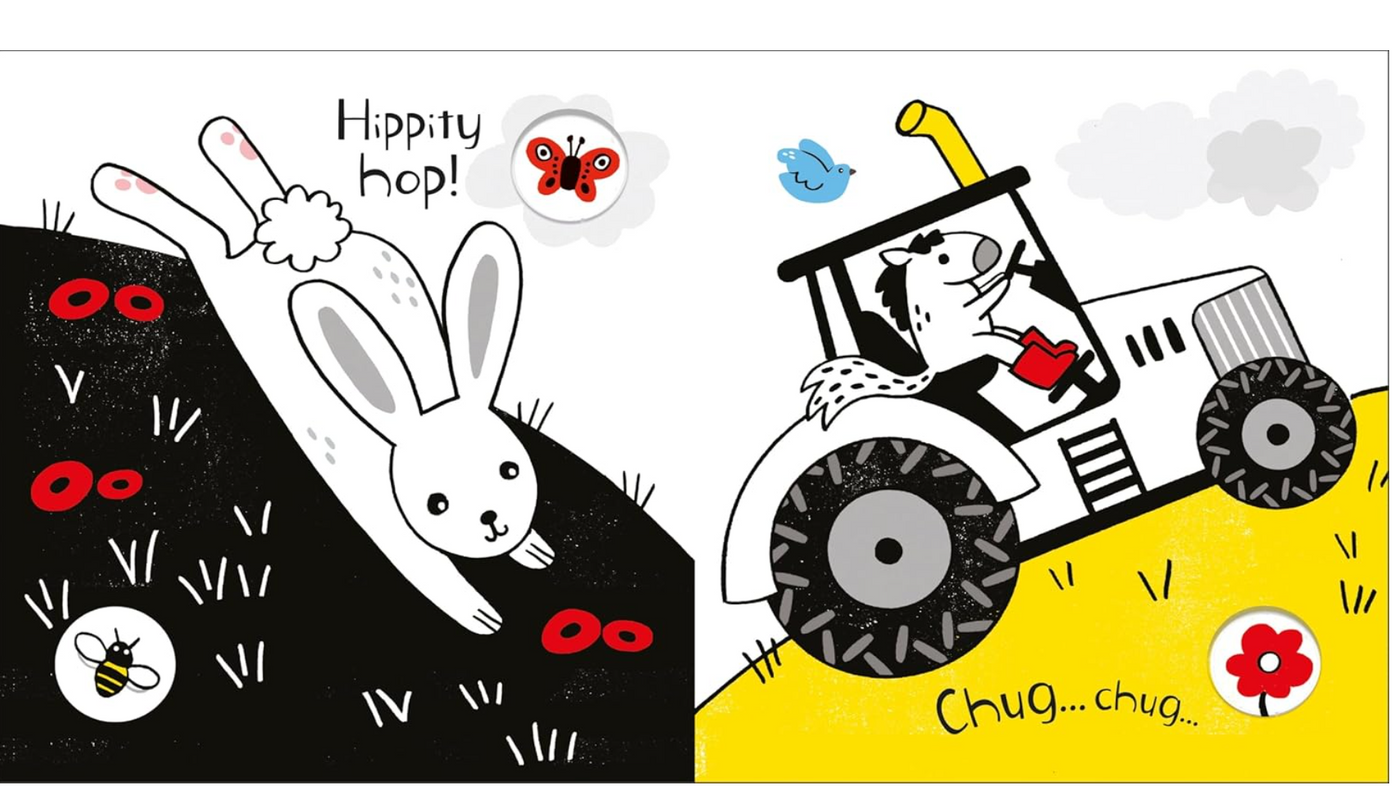 Usborne Baby's Black & White Books Farm