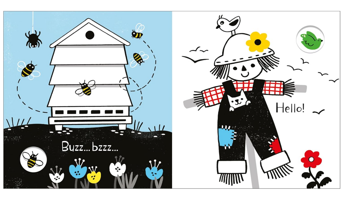 Usborne Baby's Black & White Books Farm