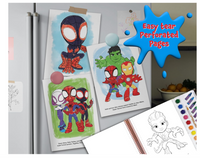 Deluxe Poster Paint & Color Marvel Spidey & His Amazing Friends