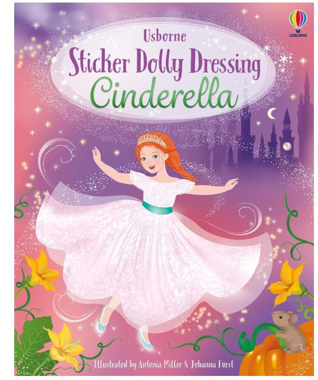 Usborne  Sticker Dolly Dressing Cinderella