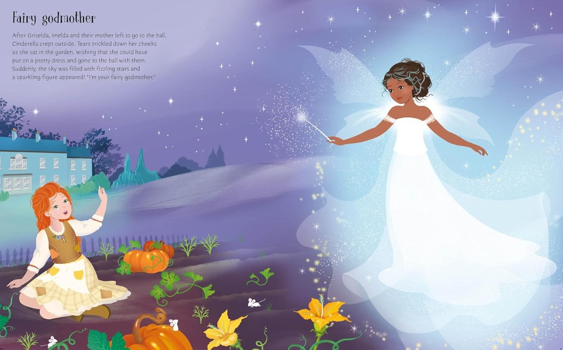 Usborne  Sticker Dolly Dressing Cinderella