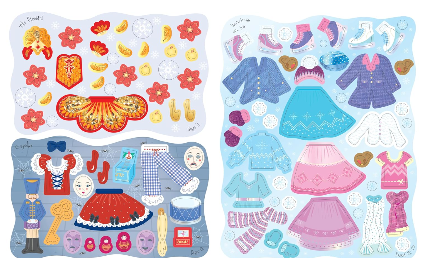 Usborne Sticker Dolly Dressing Christmas