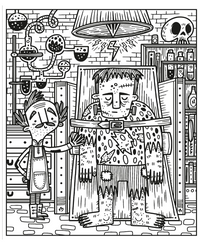 Usborne Halloween Magic Painting Book