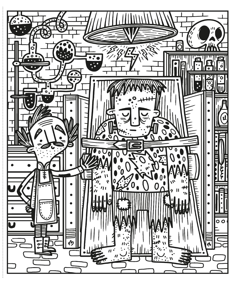 Usborne Halloween Magic Painting Book
