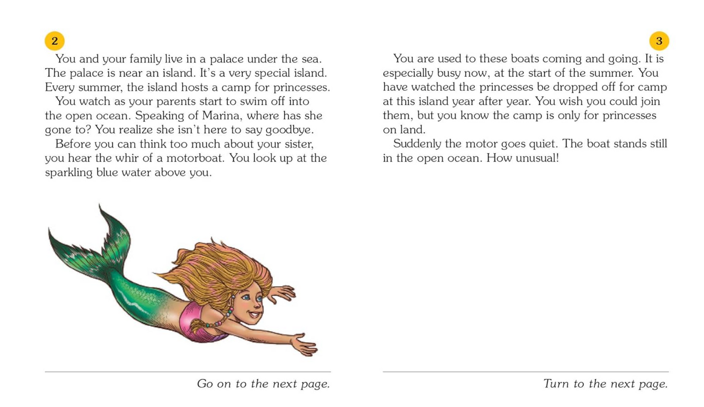 Choose Your Own Adventure Mermaid Island 5-8 Years