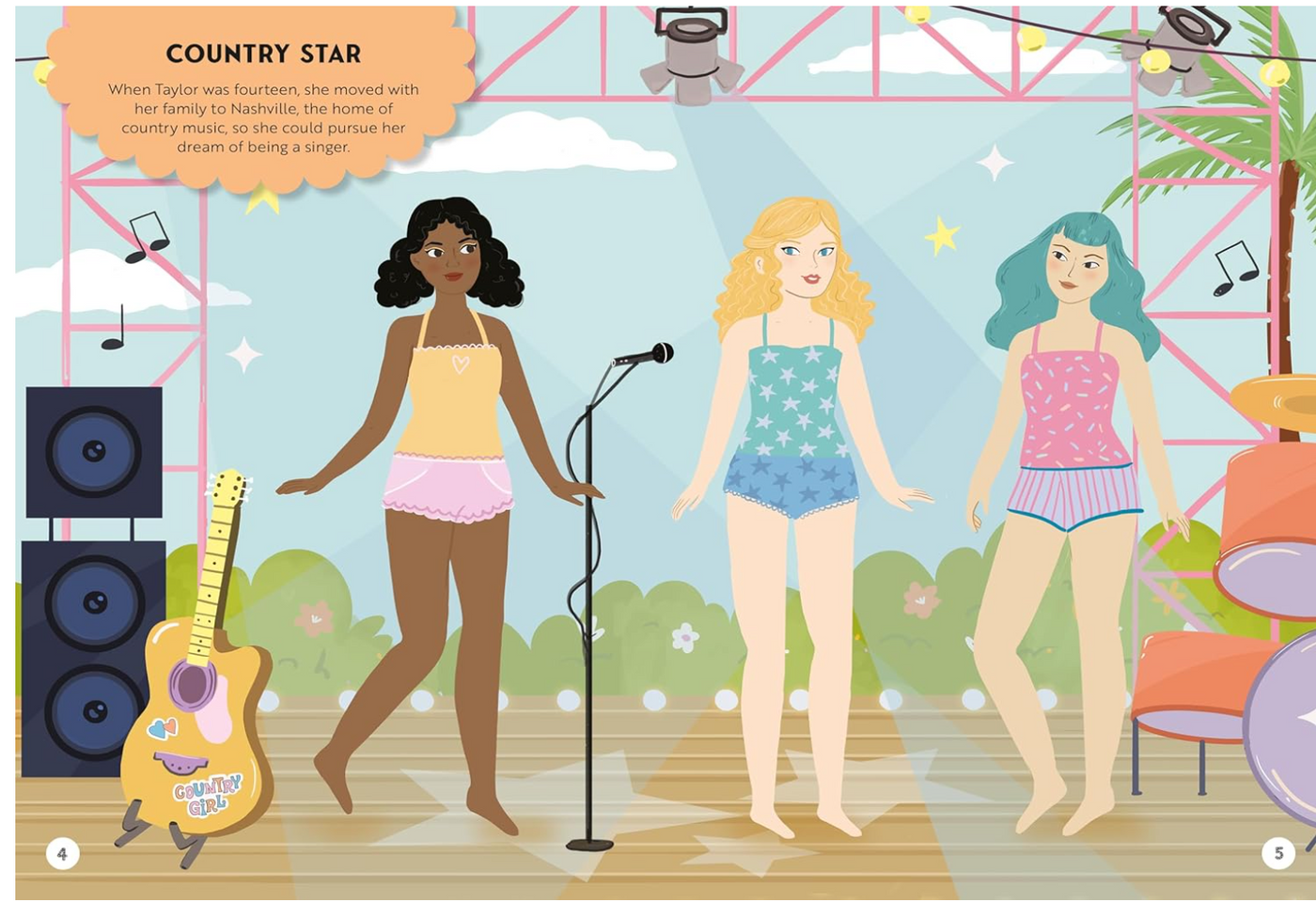 Random House Taylor Swift Superstar Dress-Up Sticker Book