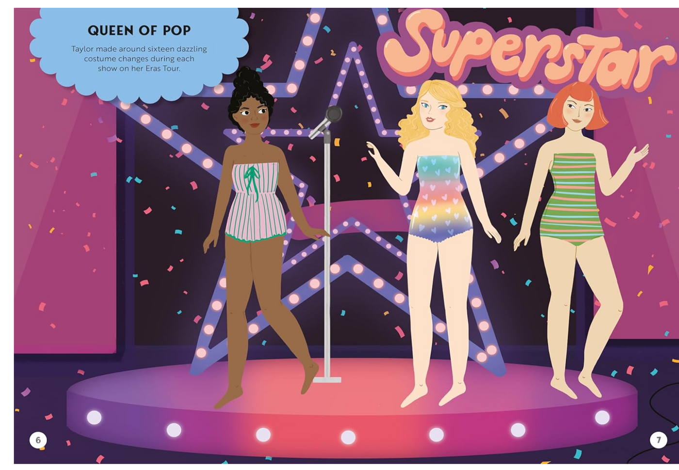 Random House Taylor Swift Superstar Dress-Up Sticker Book