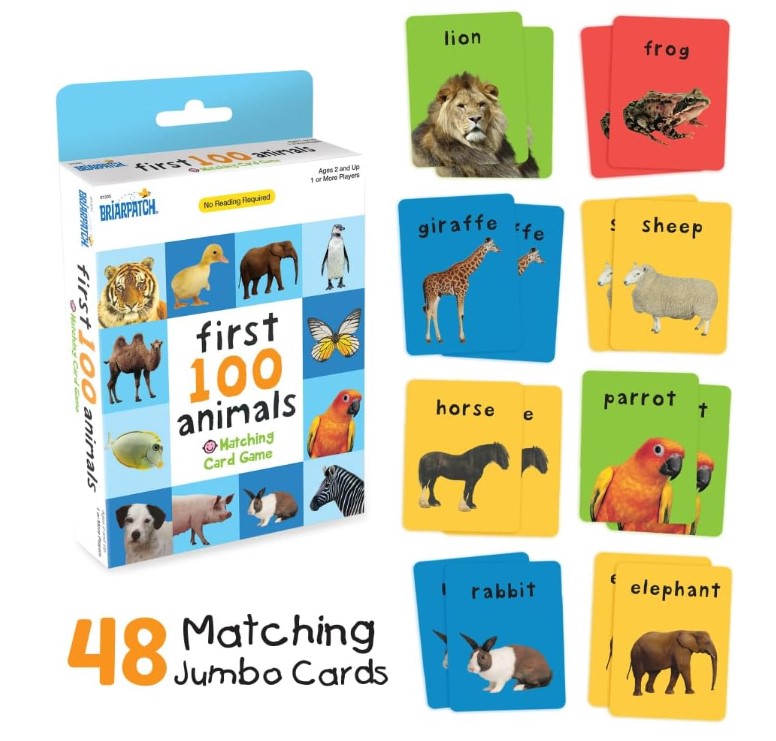 Briarpatch First 100 Animals Card Game
