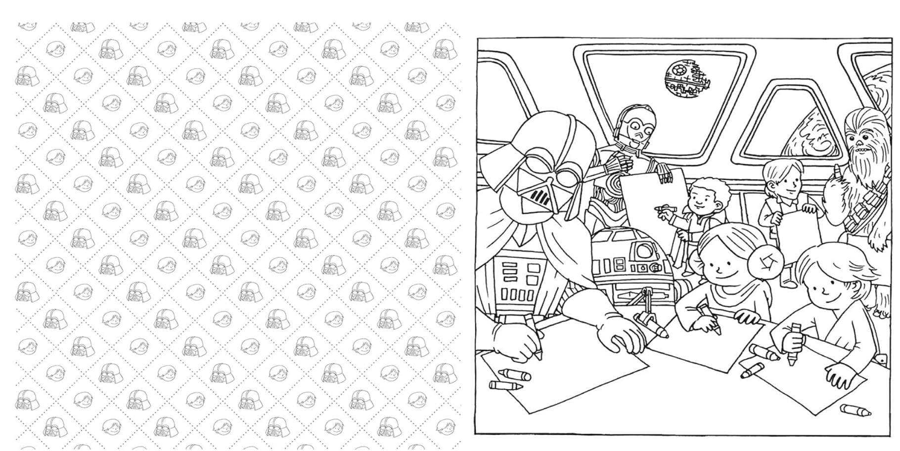 Chronicle Books Darth Vader and Family Colouring Book