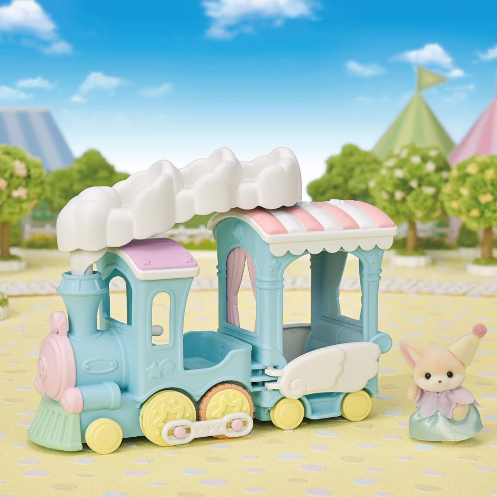 Calico Critters Floating Cloud Rainbow Train