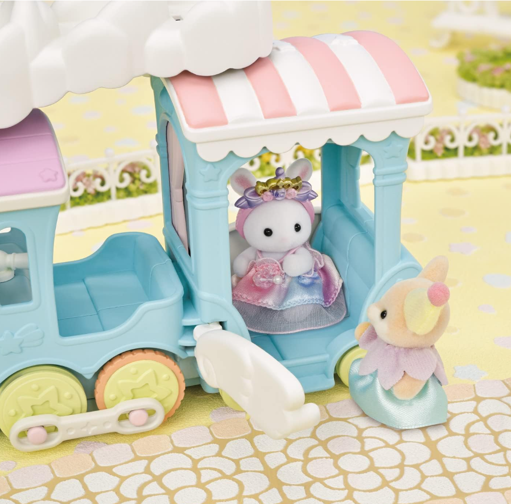 Calico Critters Floating Cloud Rainbow Train
