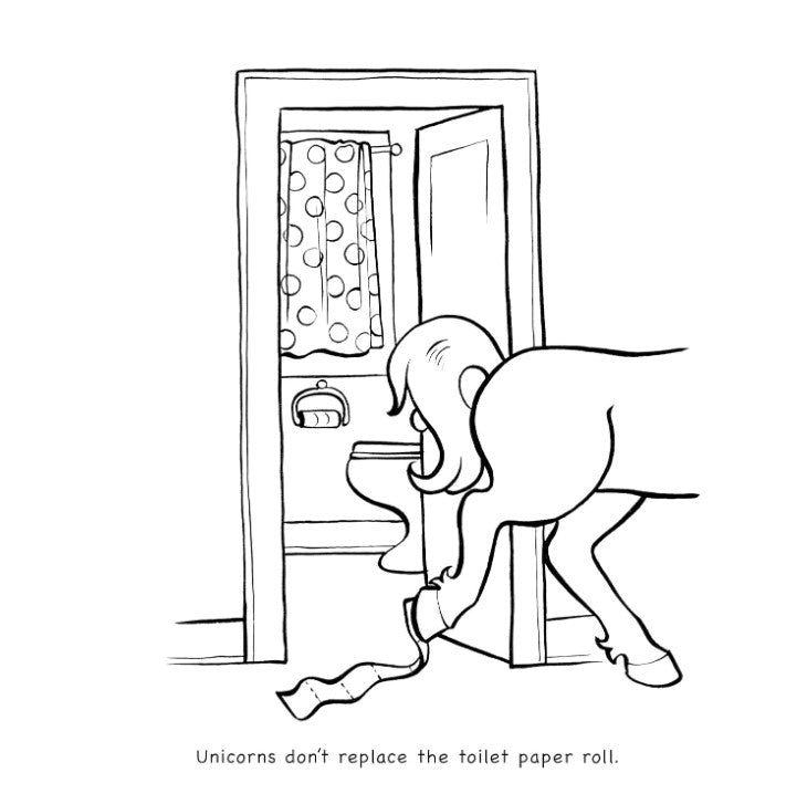 Theo Nicole Lorenz Unicorns Are Jerks Regular Colouring Book