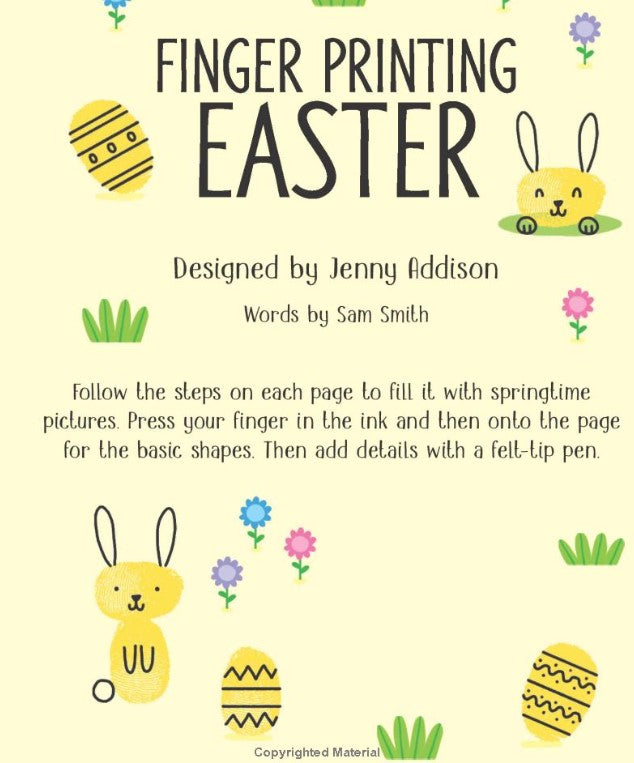 Usborne Minis Finger Painting Easter