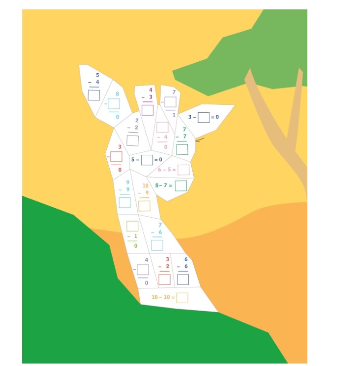 Learn By Sticker Addition & Subtraction