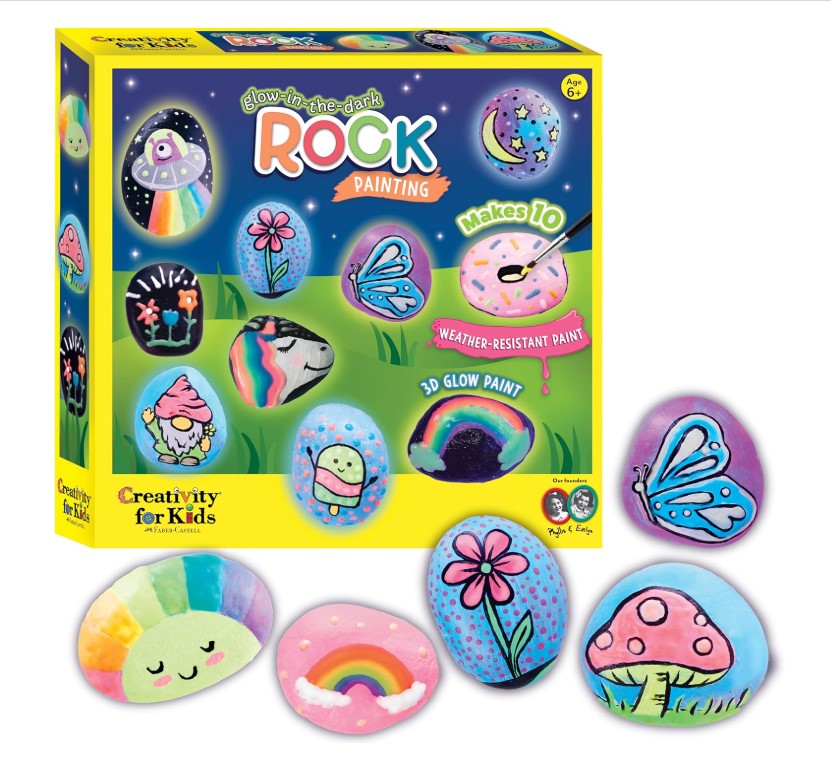 Creativity For Kids Glow In The Dark Rock Painting Kit