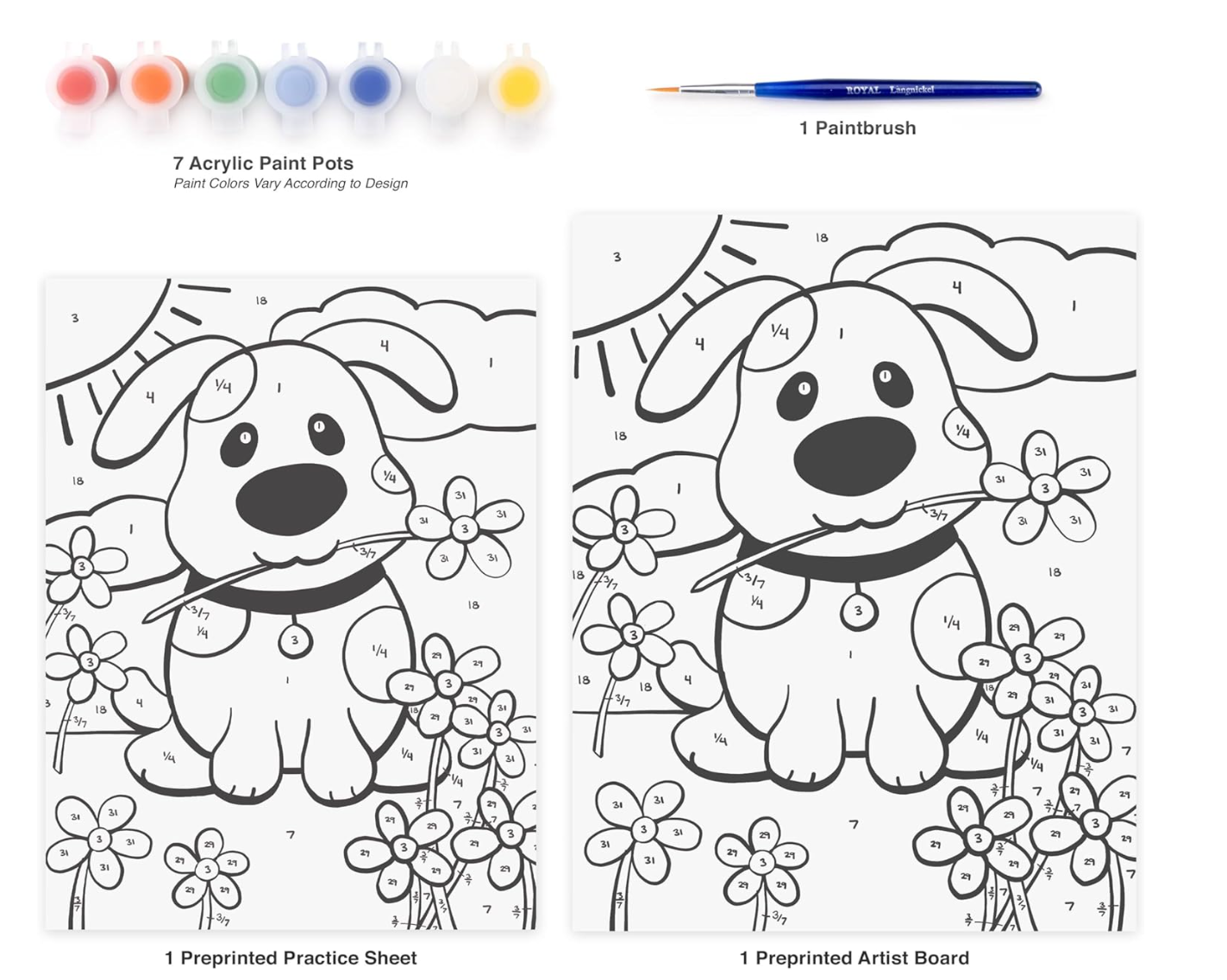 Royal & Langnickel Puppy My First Paint By Number