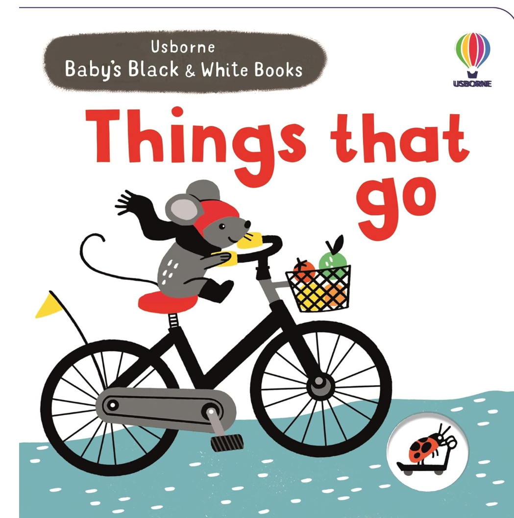 Usborne Baby's Black & White Books Things That Go