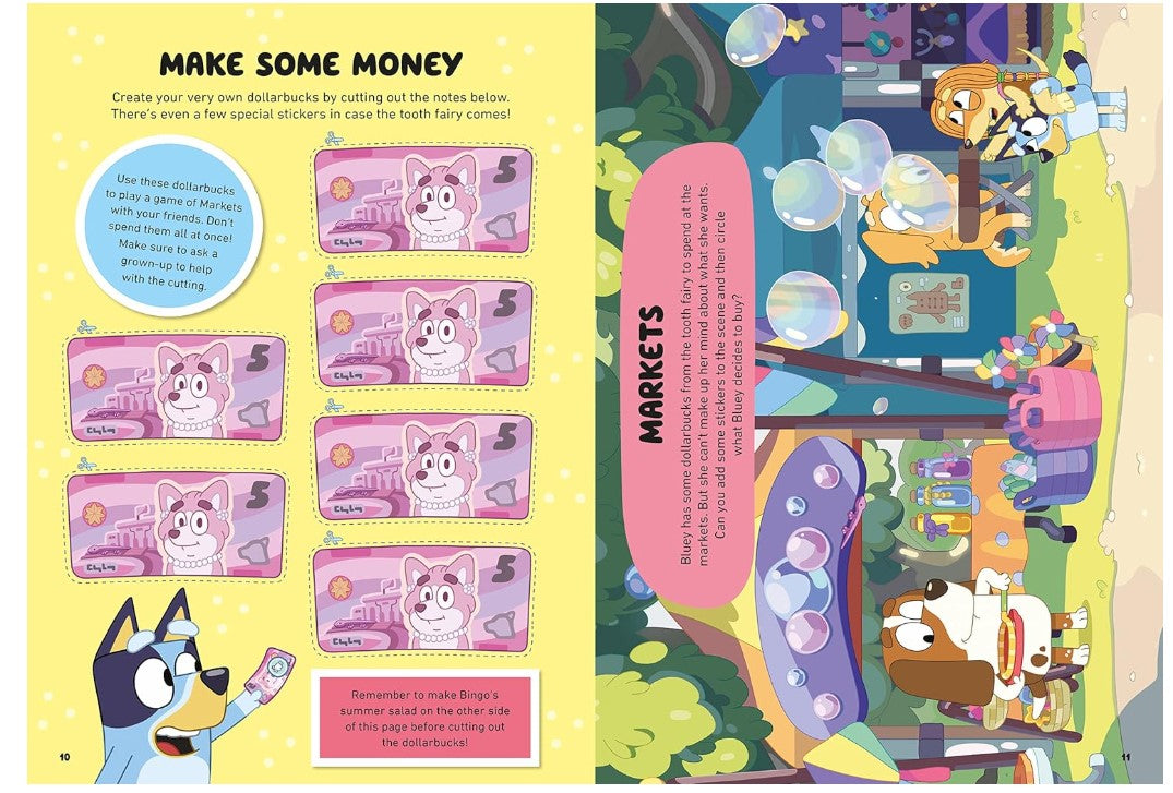 Bluey Bluey and Friends: A Sticker & Activity Book