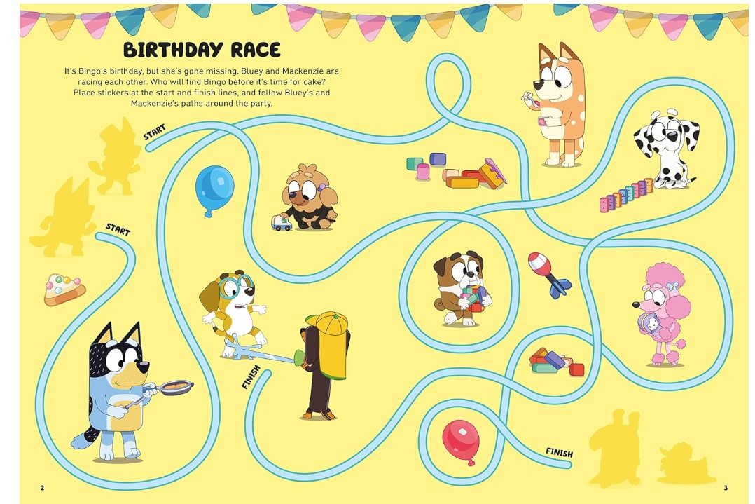 Bluey Bluey and Friends: A Sticker & Activity Book