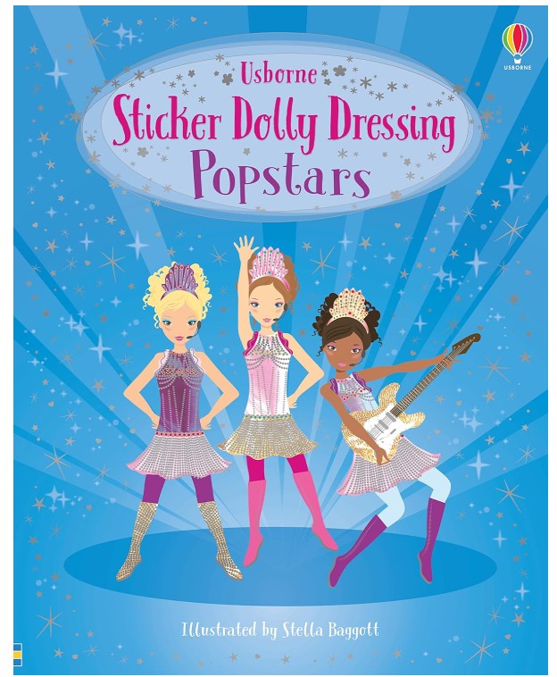 Usborne Sticker Dolly Dressing Popstars