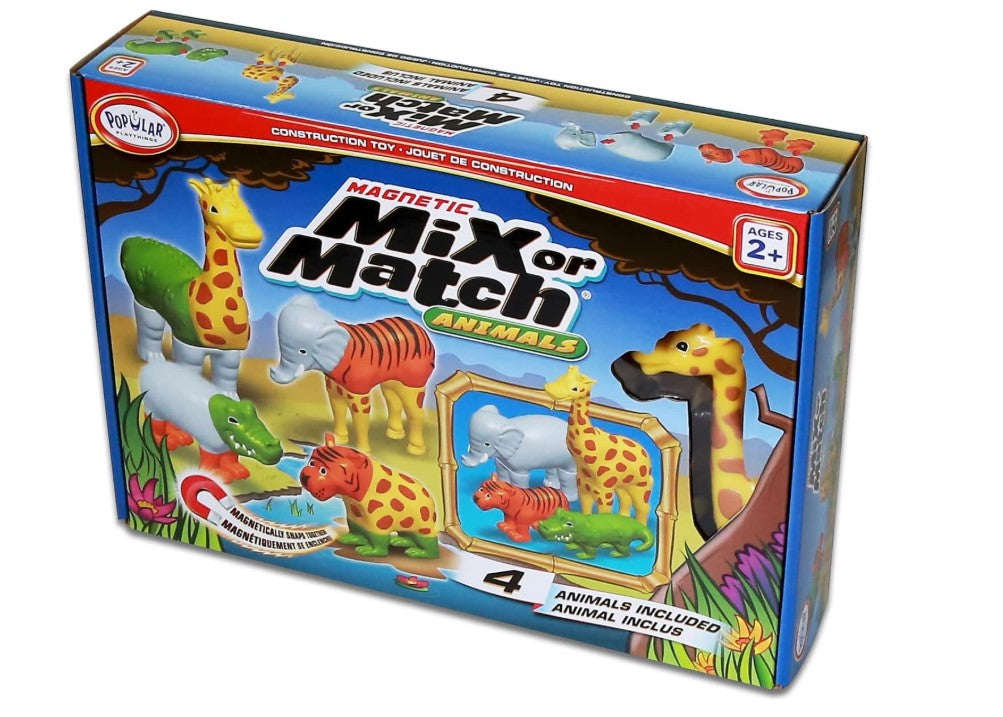 Popular Playthings Magnetic Animals Mix Or Match
