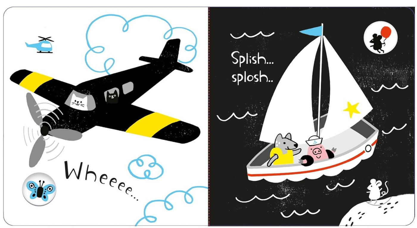 Usborne Baby's Black & White Books Things That Go