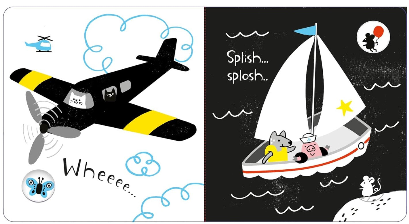 Usborne Baby's Black & White Books Things That Go