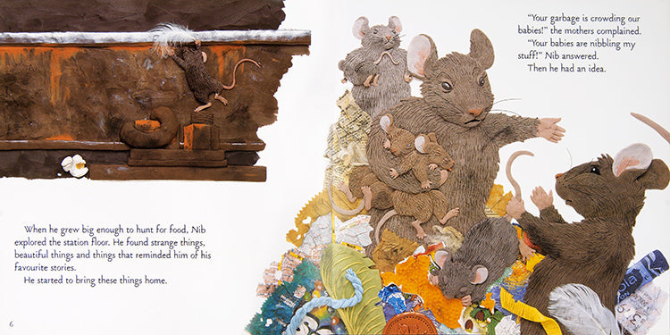 Scholastic The Subway Mouse By Barbara Reid