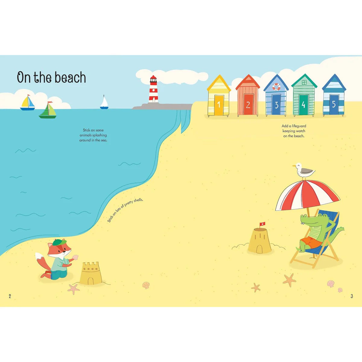 Usborne First Sticker Book Summer