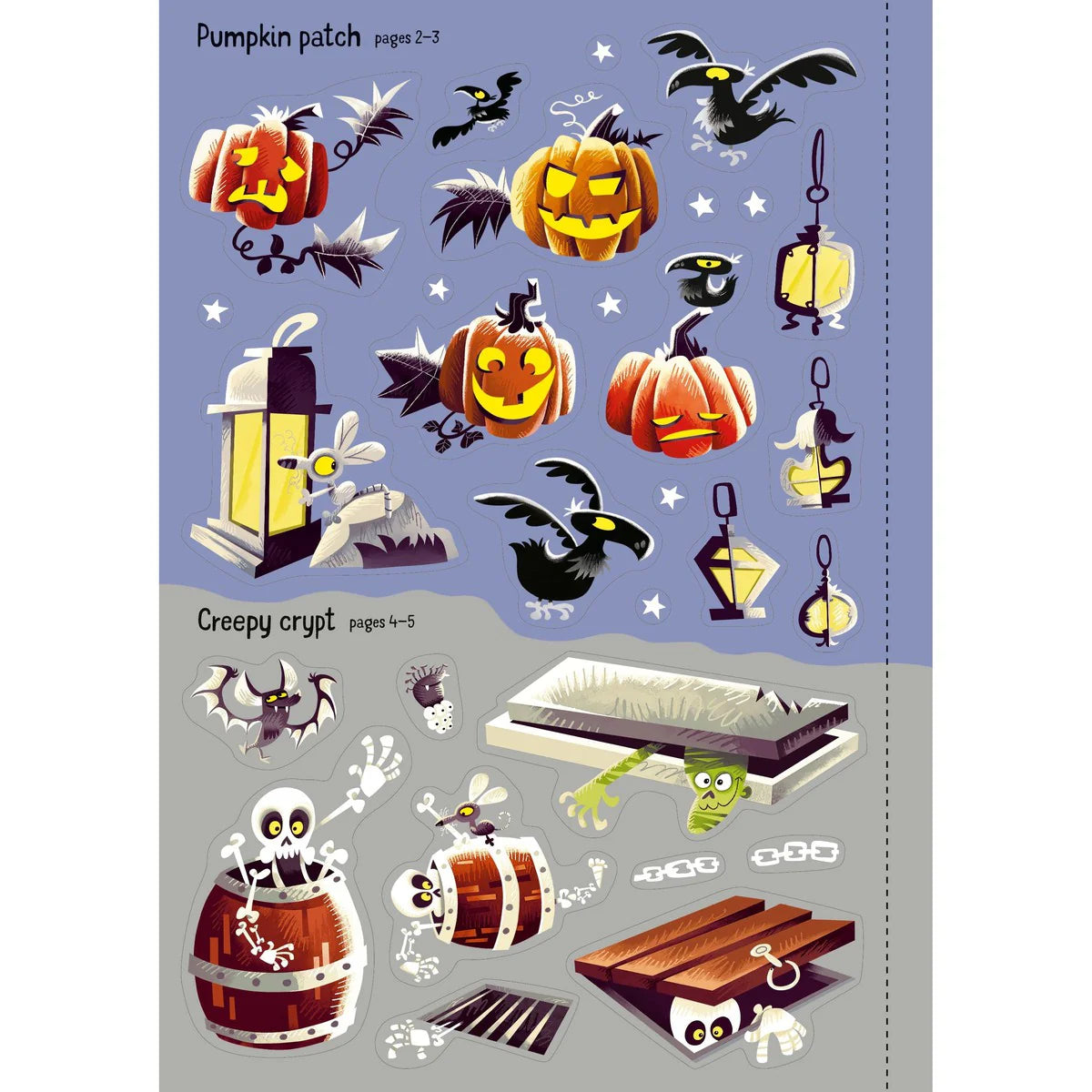 Usborne Sparkly Halloween Sticker Book