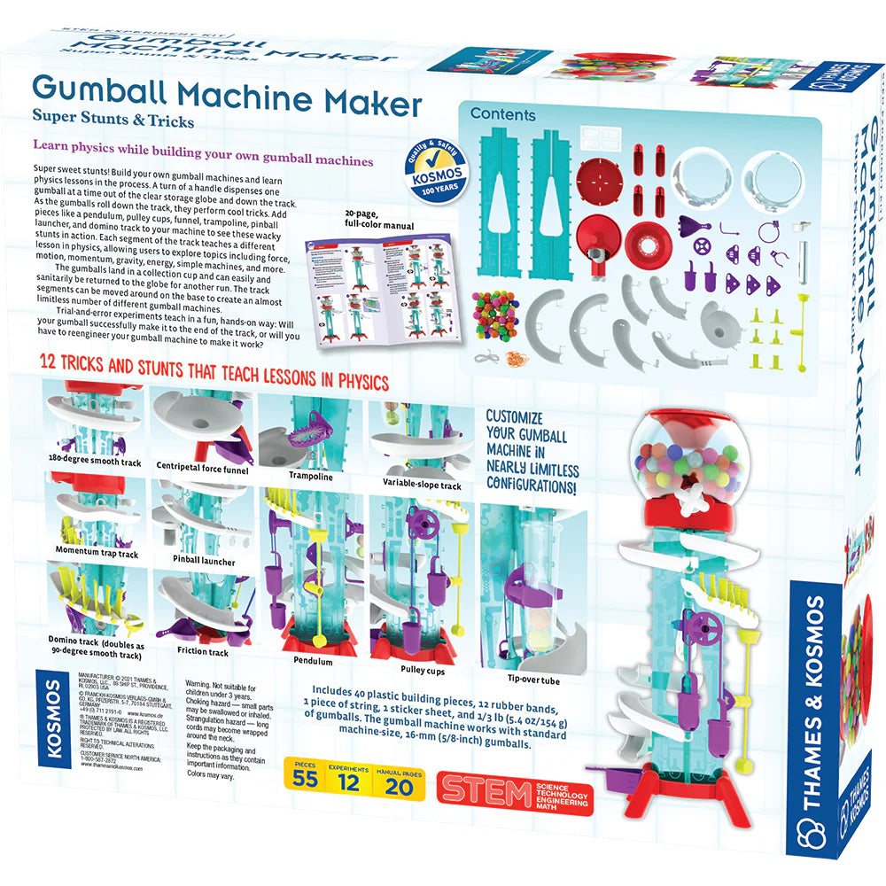 Thames & Kosmos Gumball Machine Maker - Super Stunts And Tricks
