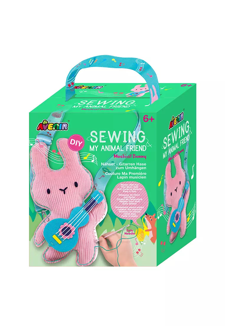 Avenir Musical Bunny Sewing My Animal Friend