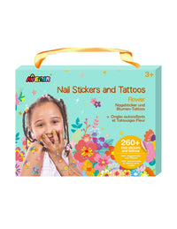 Avenir Nail Stickers & Tattoo - Flower