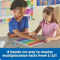 Learning Recourses Math Rainbow Multiplication Board