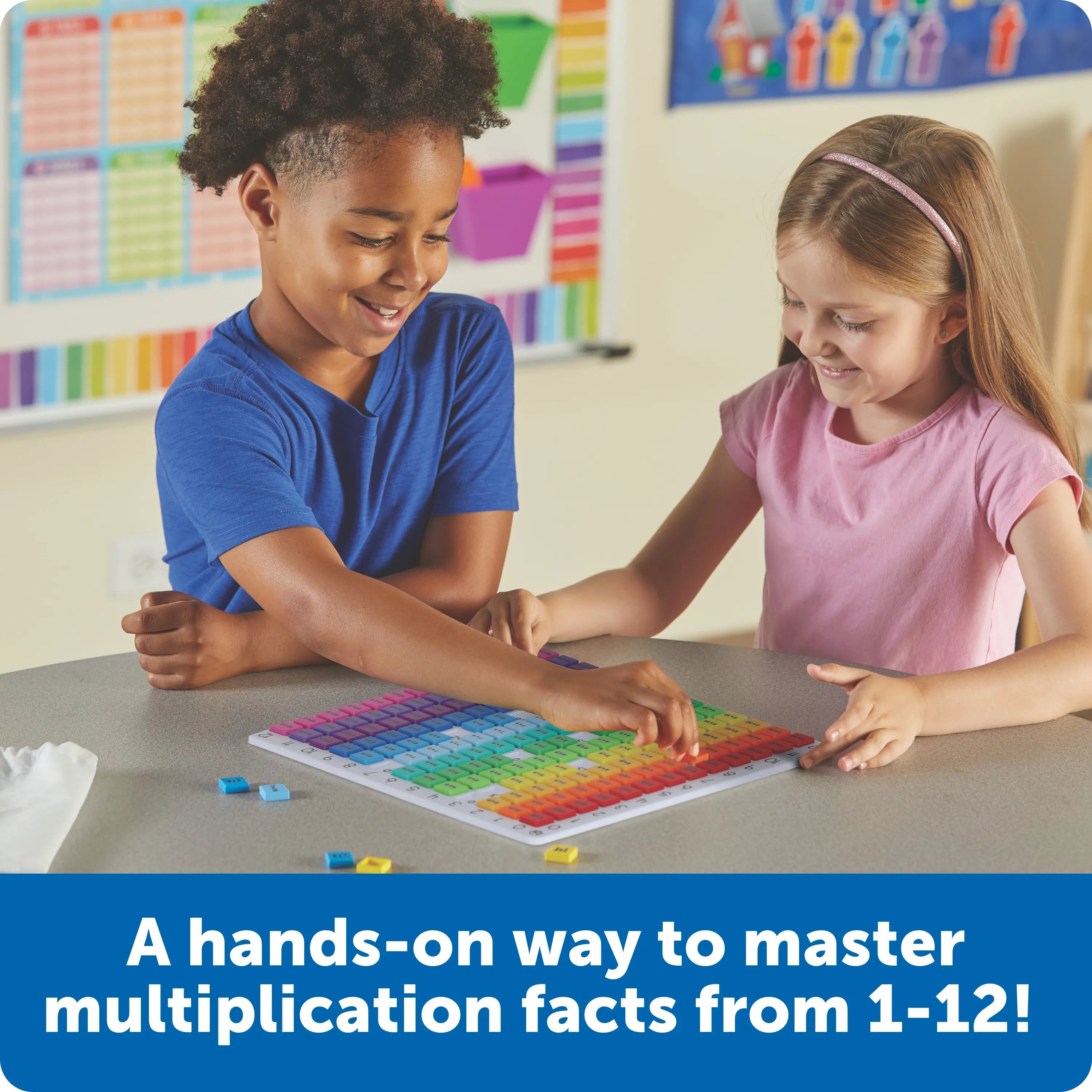 Learning Recourses Math Rainbow Multiplication Board