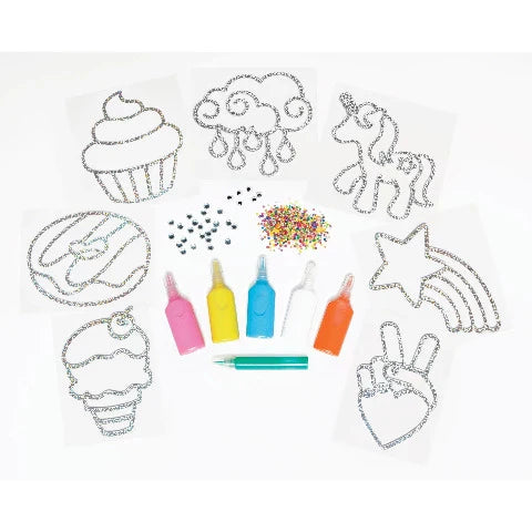 Creativity For Kids Easy Sparkle WIndow Art