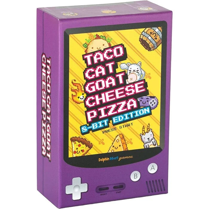 Blue Orange Taco Cat Goat Cheese Pizza 8-Bit Edition