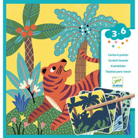 Djeco BIg Animals Scratch Cards